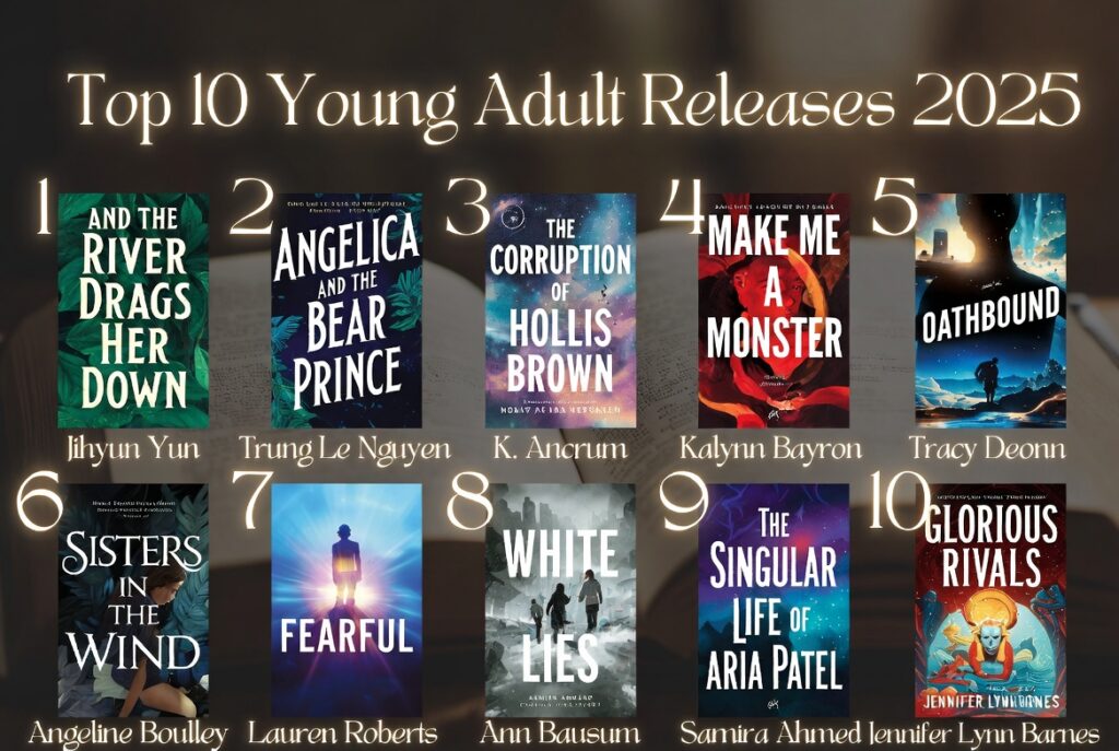Top 10 YA books 2025
